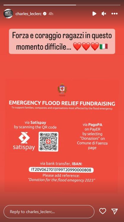 Leclerc Inundaciones Italia